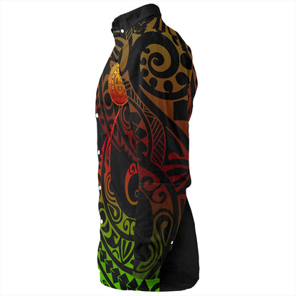 Pohnpei State Long Sleeve Shirt Kakau Style