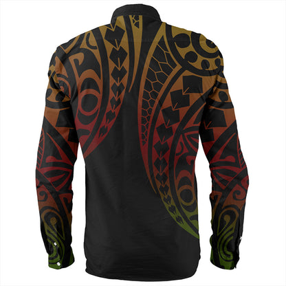 Pohnpei State Long Sleeve Shirt Kakau Style