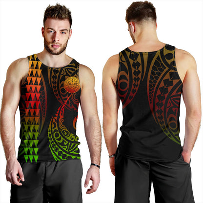 Pohnpei State Tank Top Kakau Style