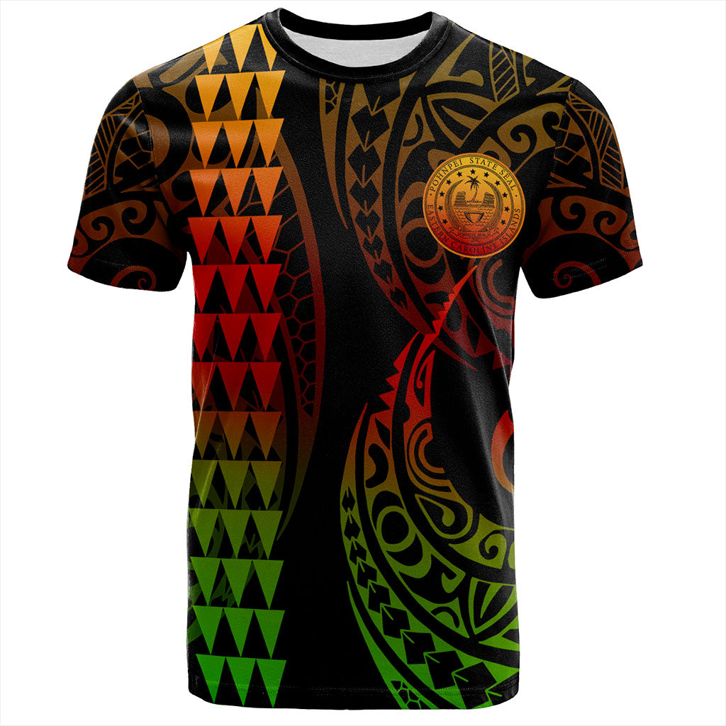 Pohnpei State T-Shirt Kakau Style