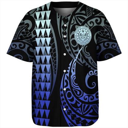 Pohnpei State Baseball Shirt Kakau Style