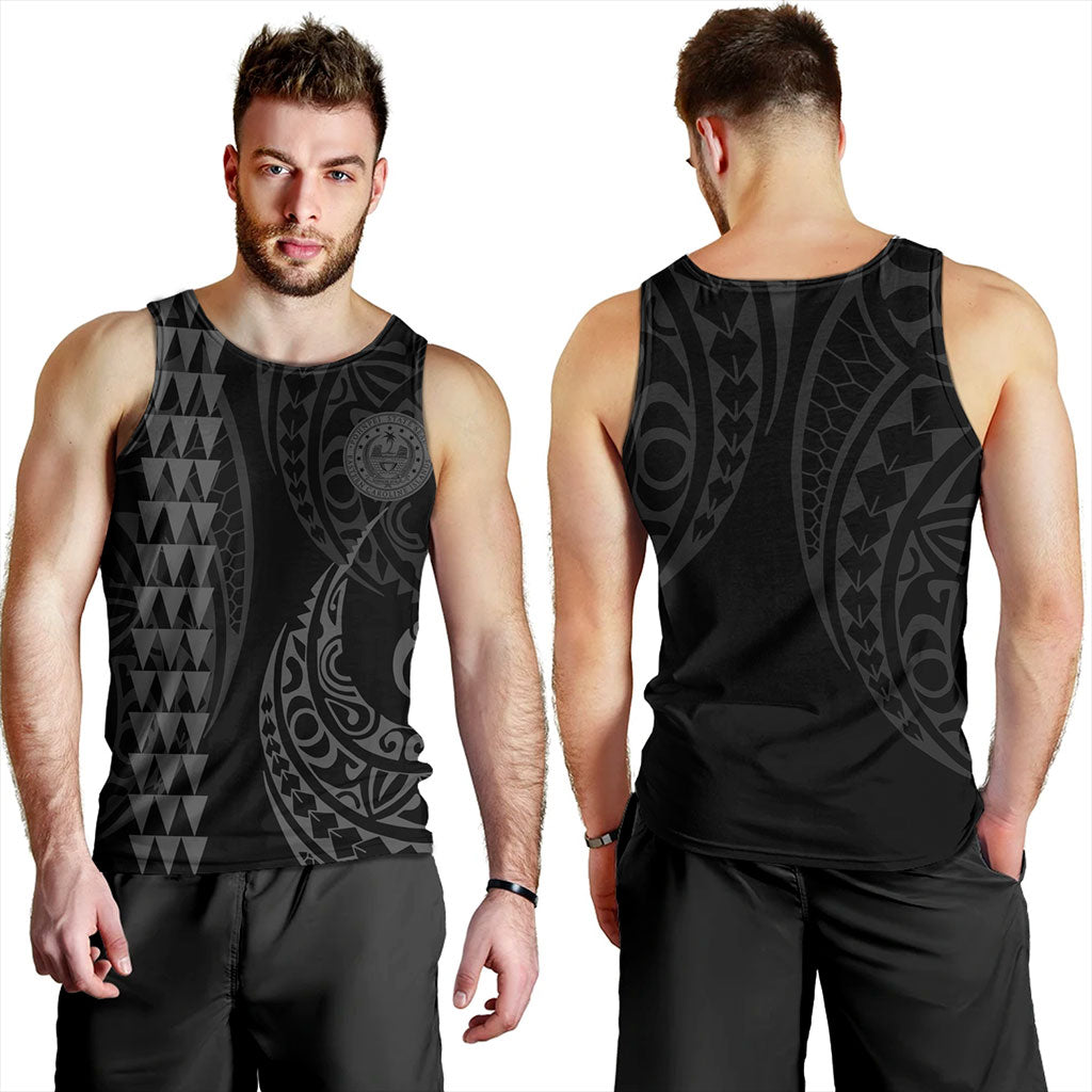 Pohnpei State Tank Top Kakau Style