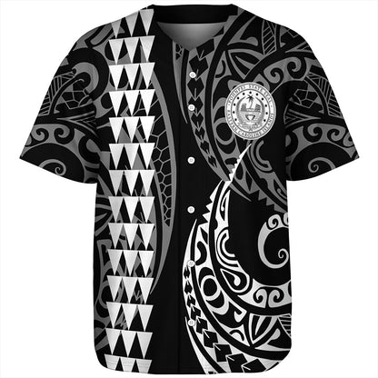 Pohnpei State Baseball Shirt Kakau Style Ver.1