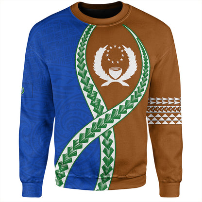 Pohnpei State Sweatshirt Tribal Polynesian In My Heart