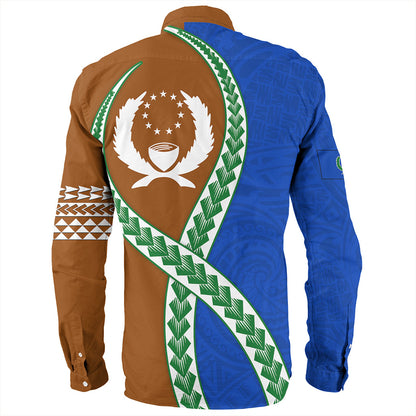 Pohnpei State Long Sleeve Shirt Tribal Polynesian In My Heart