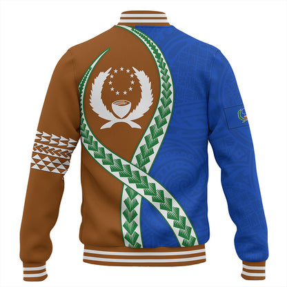 Pohnpei State Baseball Jacket Tribal Polynesian In My Heart