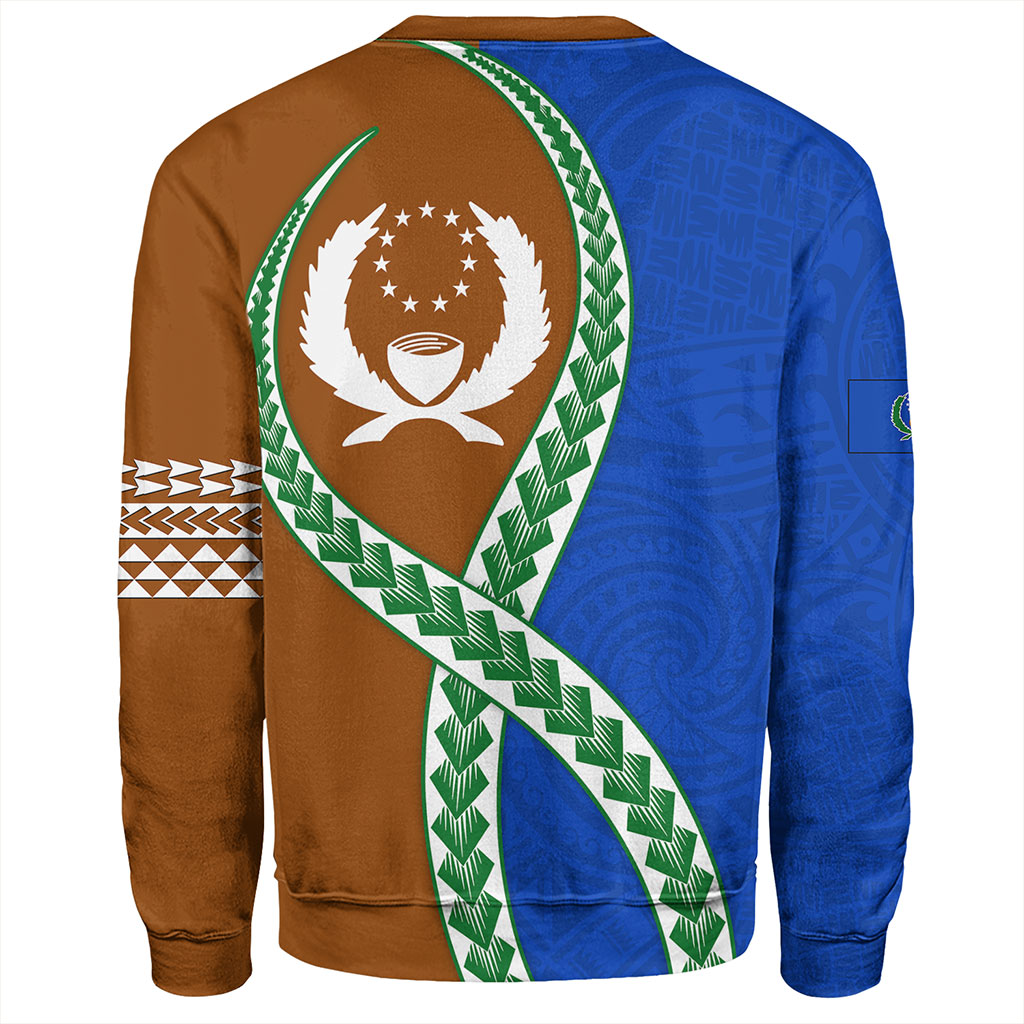 Pohnpei State Sweatshirt Tribal Polynesian In My Heart