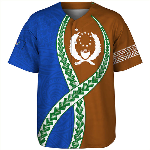 Pohnpei State Baseball Shirt Tribal Polynesian In My Heart
