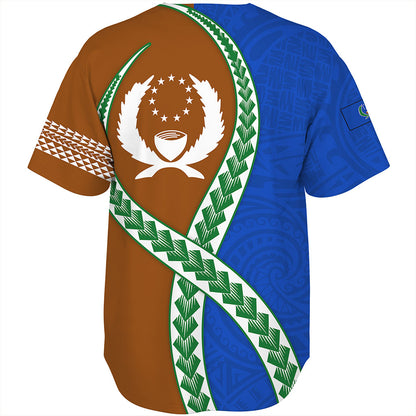 Pohnpei State Baseball Shirt Tribal Polynesian In My Heart