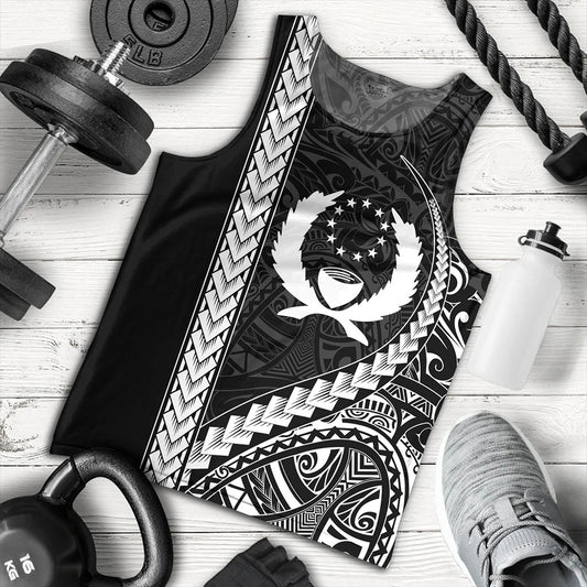 Pohnpei State Tank Top Tribal Micronesian Coat Of Arms