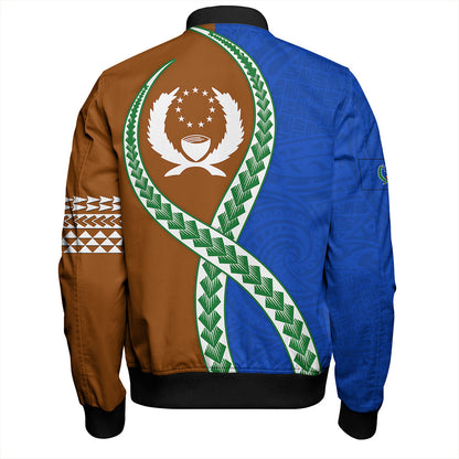 Pohnpei State Bomber Jacket Tribal Polynesian In My Heart
