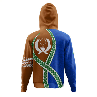 Pohnpei State Hoodie Tribal Polynesian In My Heart