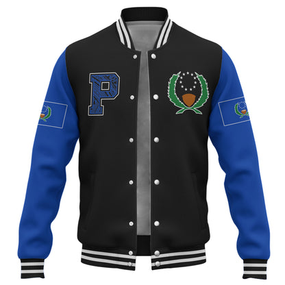 Pohnpei State Baseball Jacket Letters Style