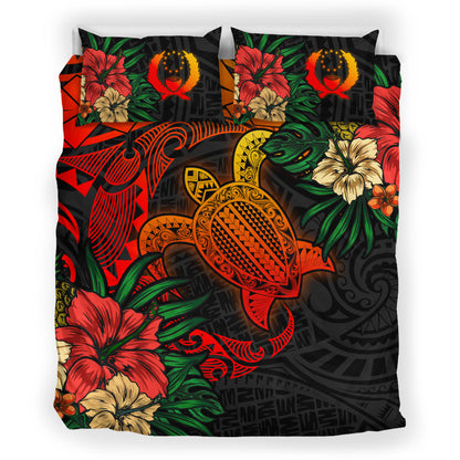 Pohnpei Bedding Set - Pohnpei Polynesian Turtle Tropical Bedding Set
