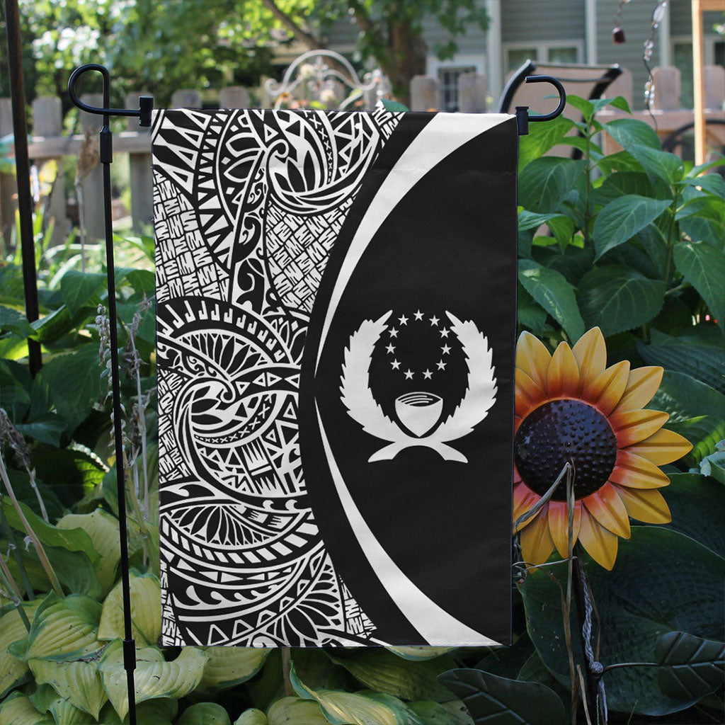 Pohnpei State Garden Flag Lauhala Circle White