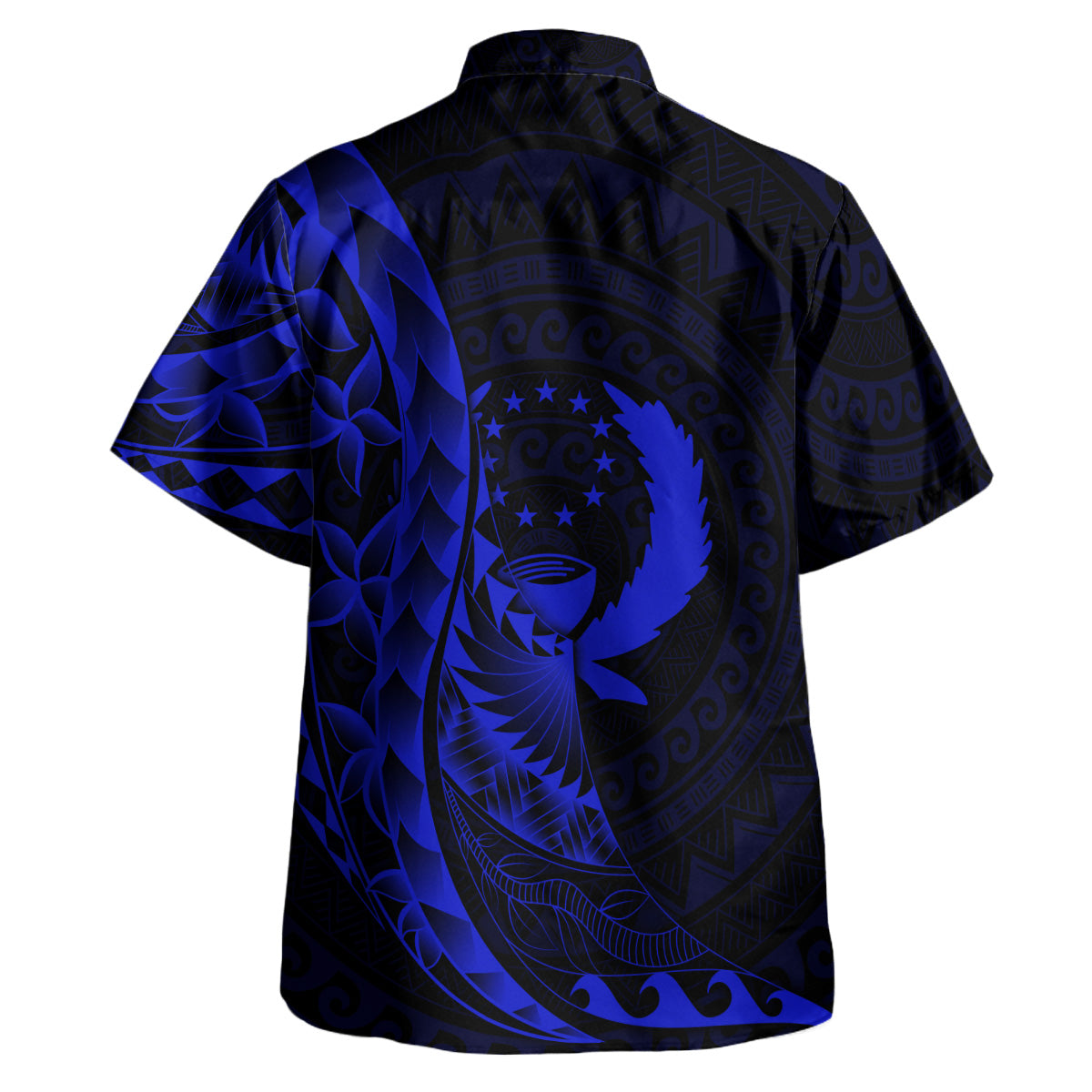 Pohnpei Custom Personalised Hawaiian Shirt Polynesian Pattern Style