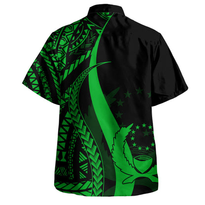 Pohnpei Custom Personalised Hawaiian Shirt Micronesian Tentacle Tribal Pattern