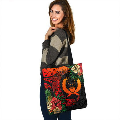 Pohnpei Tote Bag Polynesian Turtle Tropical