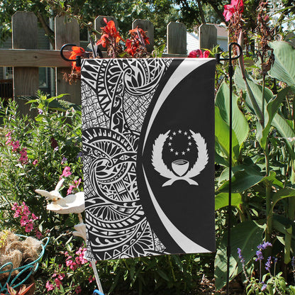 Pohnpei State Garden Flag Lauhala Circle White