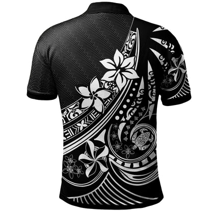 Pohnpei Polynesian Chief Polo Shirt - Black Version