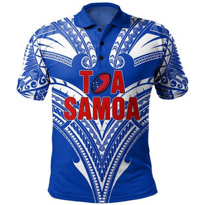 Toa Samoa Polo Shirt Rugby Player Sport Style