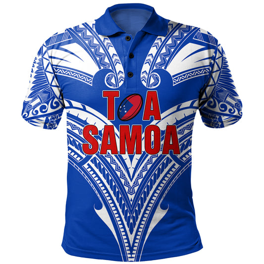 Toa Samoa Polo Shirt Rugby Player Sport Style