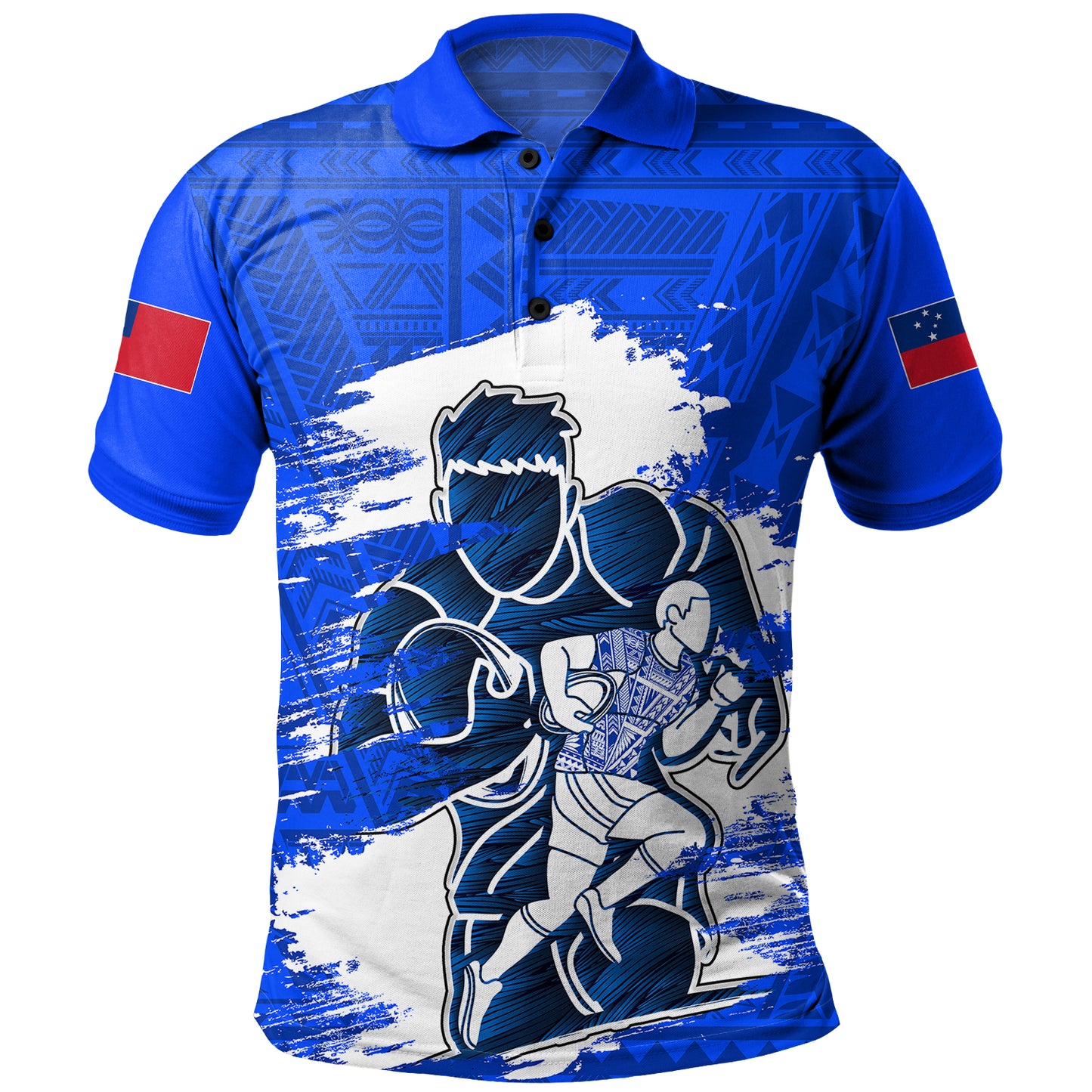 Samoa Polo Shirt Toa Samoa Rugby League Sport