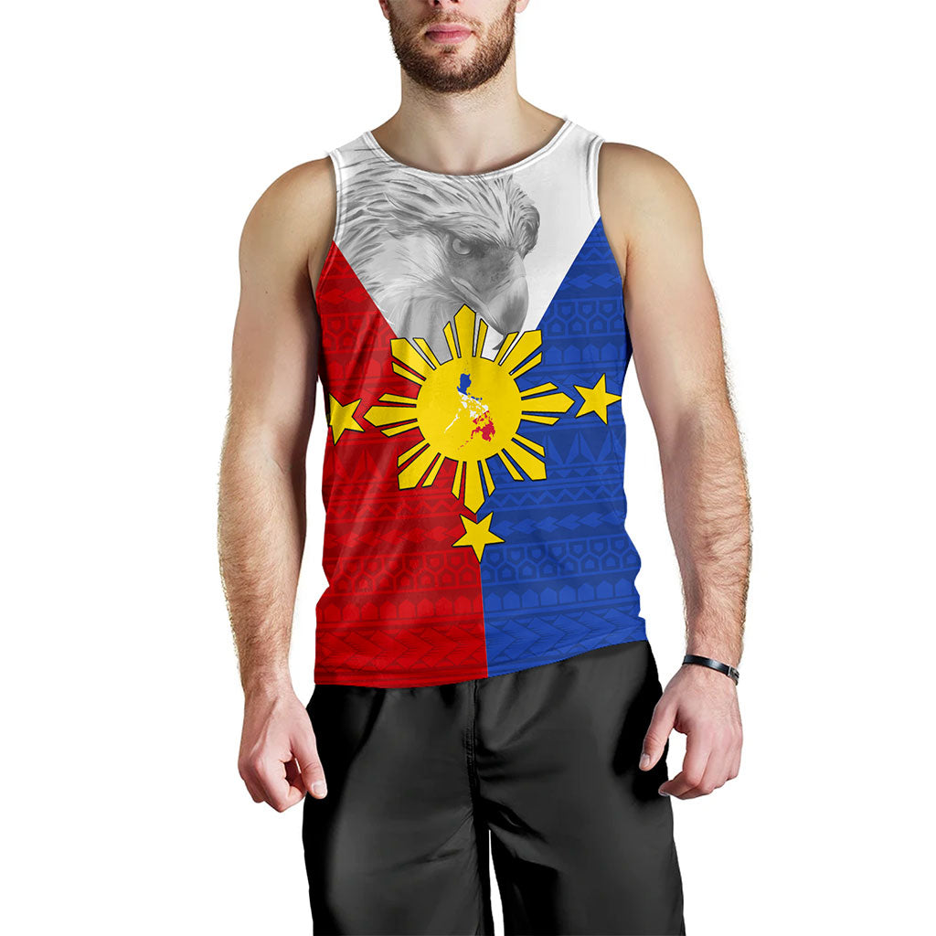 Philippines Filipinos Tank Top Polynesia Tribal Flag Eagles