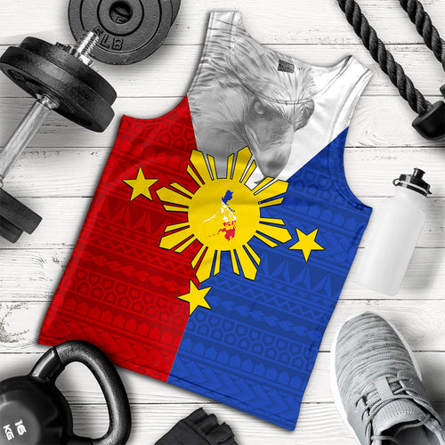 Philippines Filipinos Tank Top Polynesia Tribal Flag Eagles