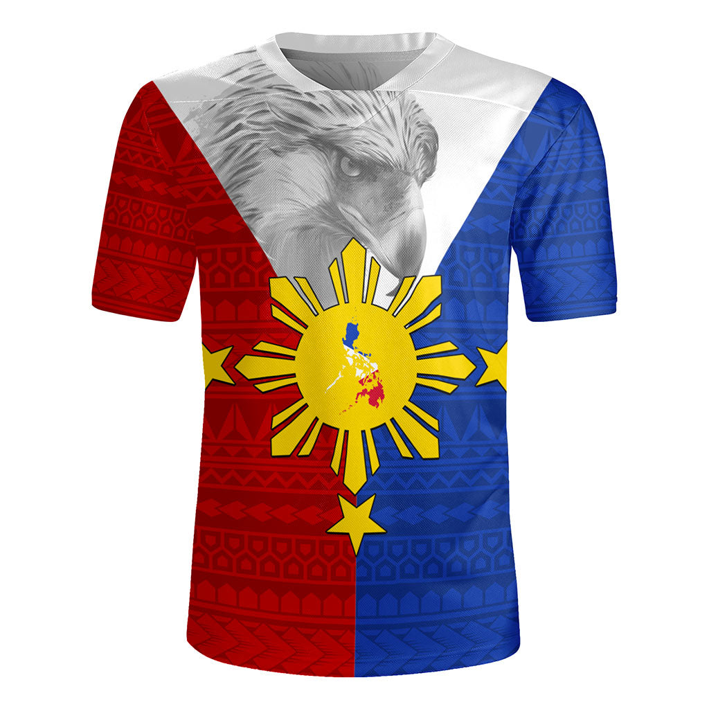 Philippines Filipinos Rugby Jersey Polynesia Tribal Flag Eagles