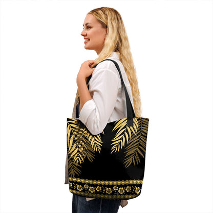 Hawaii Tote Bag Polynesia Tribal Leave Palm Style