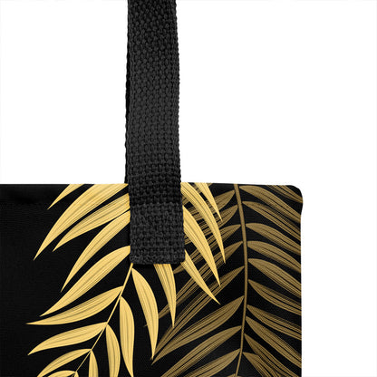 Hawaii Tote Bag Polynesia Tribal Leave Palm Style