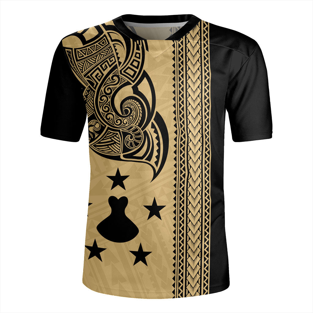 Austral Islands Rugby Jersey Polynesian Coat Of Arms Tribal Tattoo
