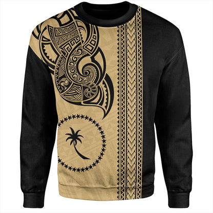 Chuuk State Sweatshirt Polynesia Coat Of Arms Tribal Tattoo