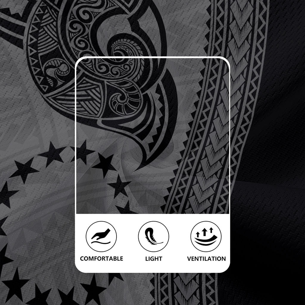 Cook Islands Rugby Jersey Polynesian Coat Of Arms Tribal Tattoo