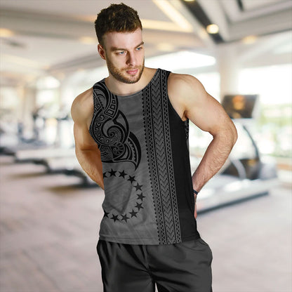 Cook Islands Tank Top Polynesian Coat Of Arms Tribal Tattoo