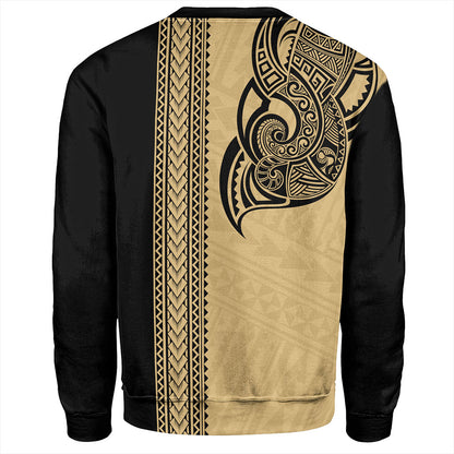 Gambier Islands Sweatshirt Polynesian Coat Of Arms Tribal Tattoo