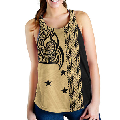 Gambier Islands Women Tank Polynesian Coat Of Arms Tribal Tattoo