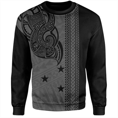 Gambier Islands Sweatshirt Polynesian Coat Of Arms Tribal Tattoo