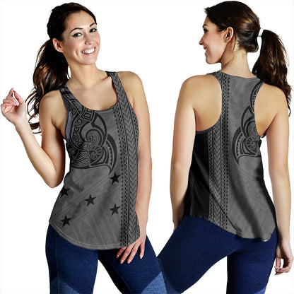 Gambier Islands Women Tank Polynesian Coat Of Arms Tribal Tattoo