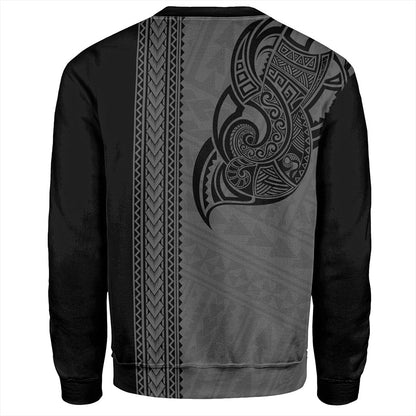 Gambier Islands Sweatshirt Polynesian Coat Of Arms Tribal Tattoo