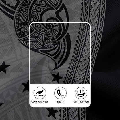 Gambier Islands Rugby Jersey Polynesian Coat Of Arms Tribal Tattoo