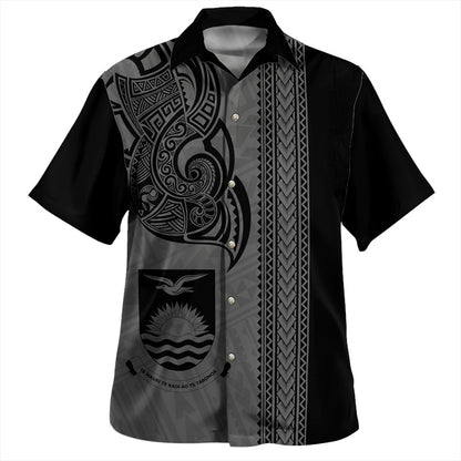 Federated States Of Micronesia Hawaiian Shirt Polynesia Coat Of Arms Tribal Tattoo
