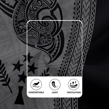 Kosrae Rugby Jersey Polynesia Coat Of Arms Tribal Tattoo