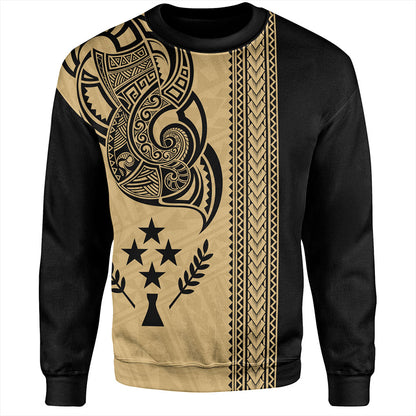 Kosrae Sweatshirt Polynesia Coat Of Arms Tribal Tattoo