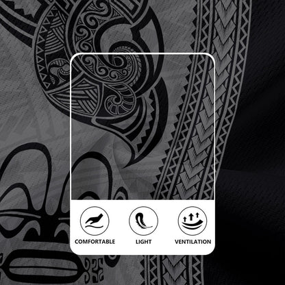 Marquesas Islands Rugby Jersey Polynesian Coat Of Arms Tribal Tattoo