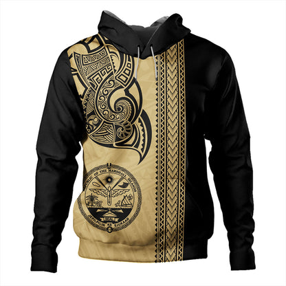 Marshall Islands Hoodie Polynesia Coat Of Arms Tribal Tattoo