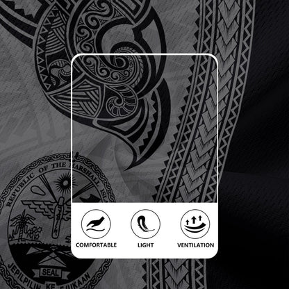 Marshall Islands Rugby Jersey Polynesia Coat Of Arms Tribal Tattoo