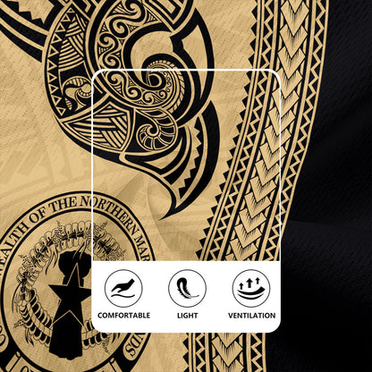 Northern Mariana Islands Rugby Jersey Polynesia Coat Of Arms Tribal Tattoo
