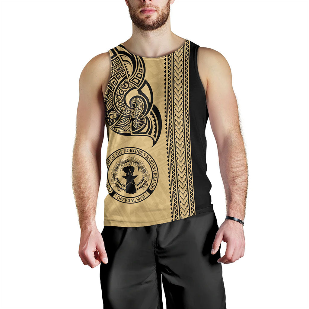Northern Mariana Islands Tank Top Polynesia Coat Of Arms Tribal Tattoo